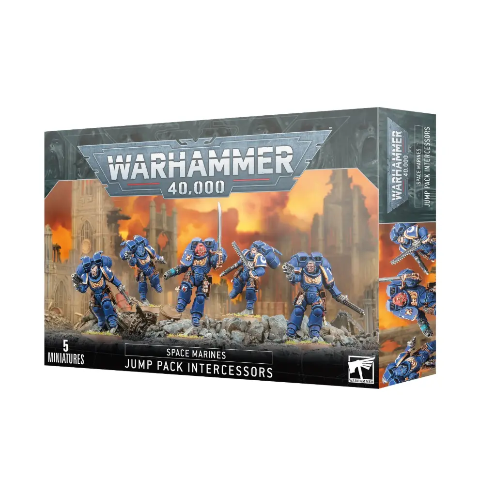 Warhammer 40k: Space Marines - Assault Intercessors with Jump Packs